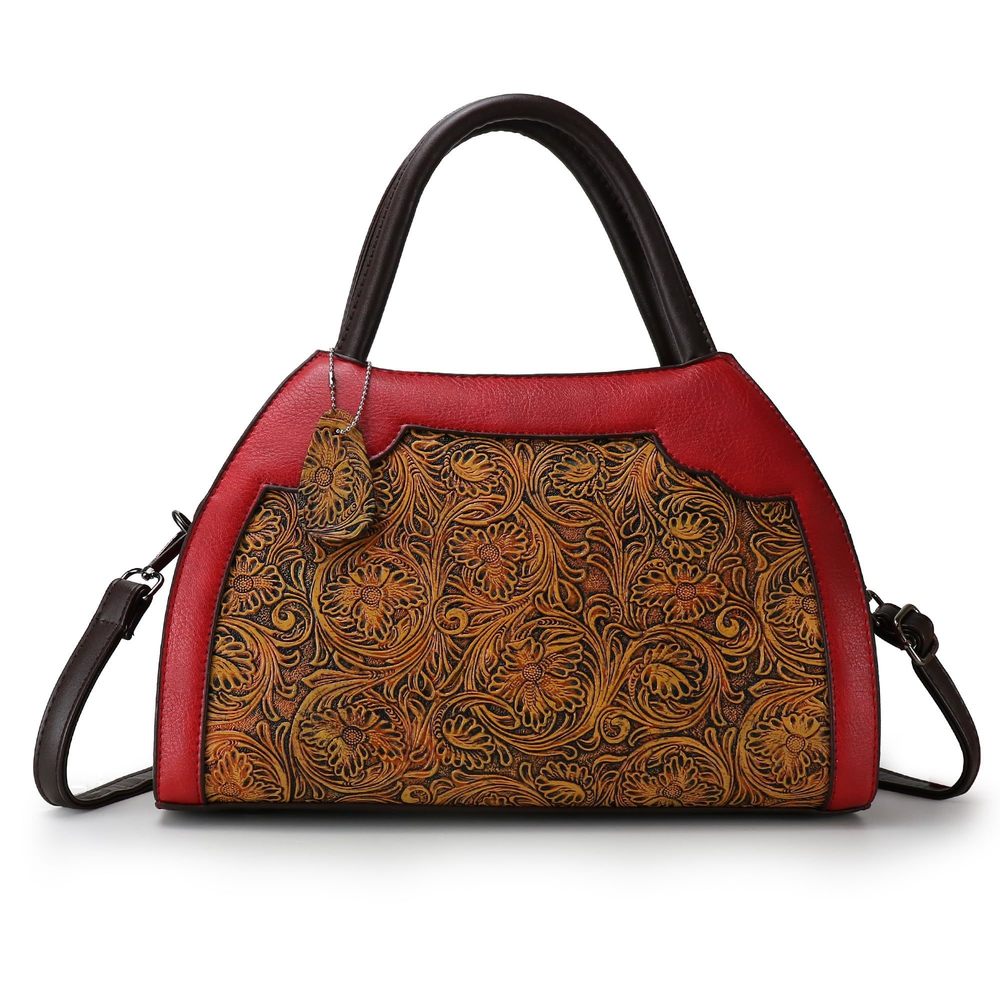 Purse And Handbags Vegan Leather Shoulder Hand Bags Top Handle B)